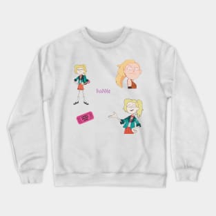 Amphibia Sasha Waybright sticker pack Crewneck Sweatshirt